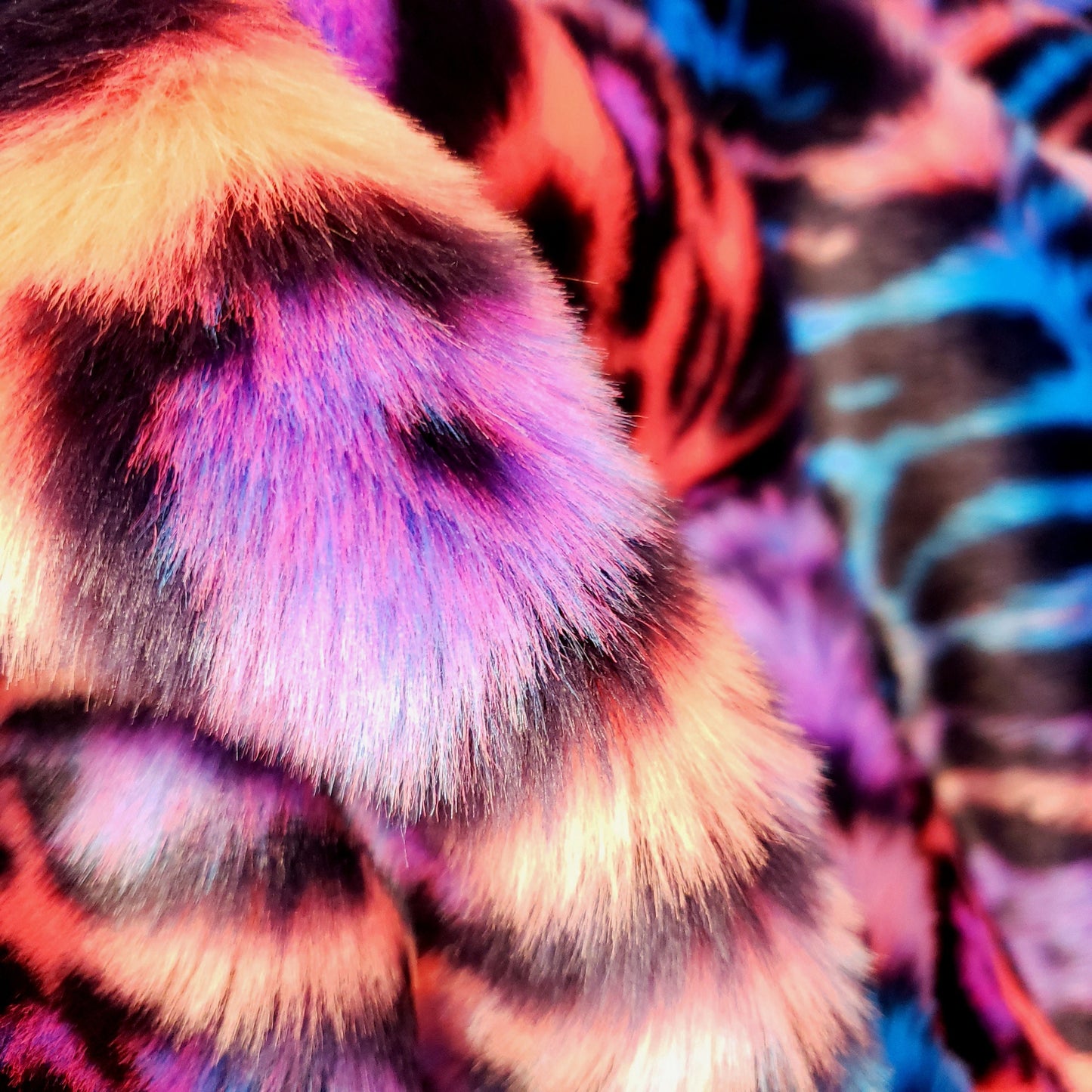 ACID LEOPARD FUN FUR SHERBERT HUES