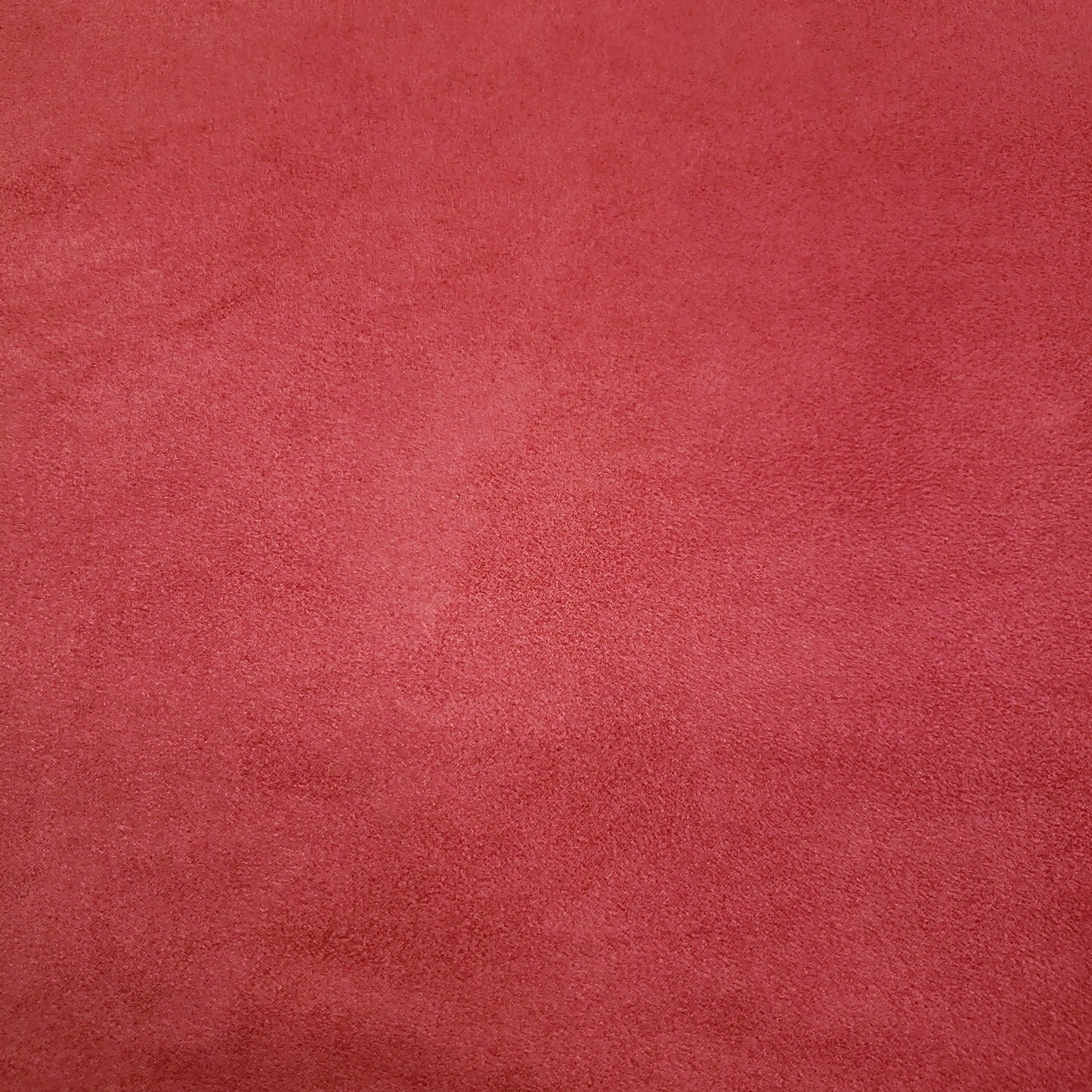 BRUSHED SUEDE UPHOLSTERY FABRIC DARK RED