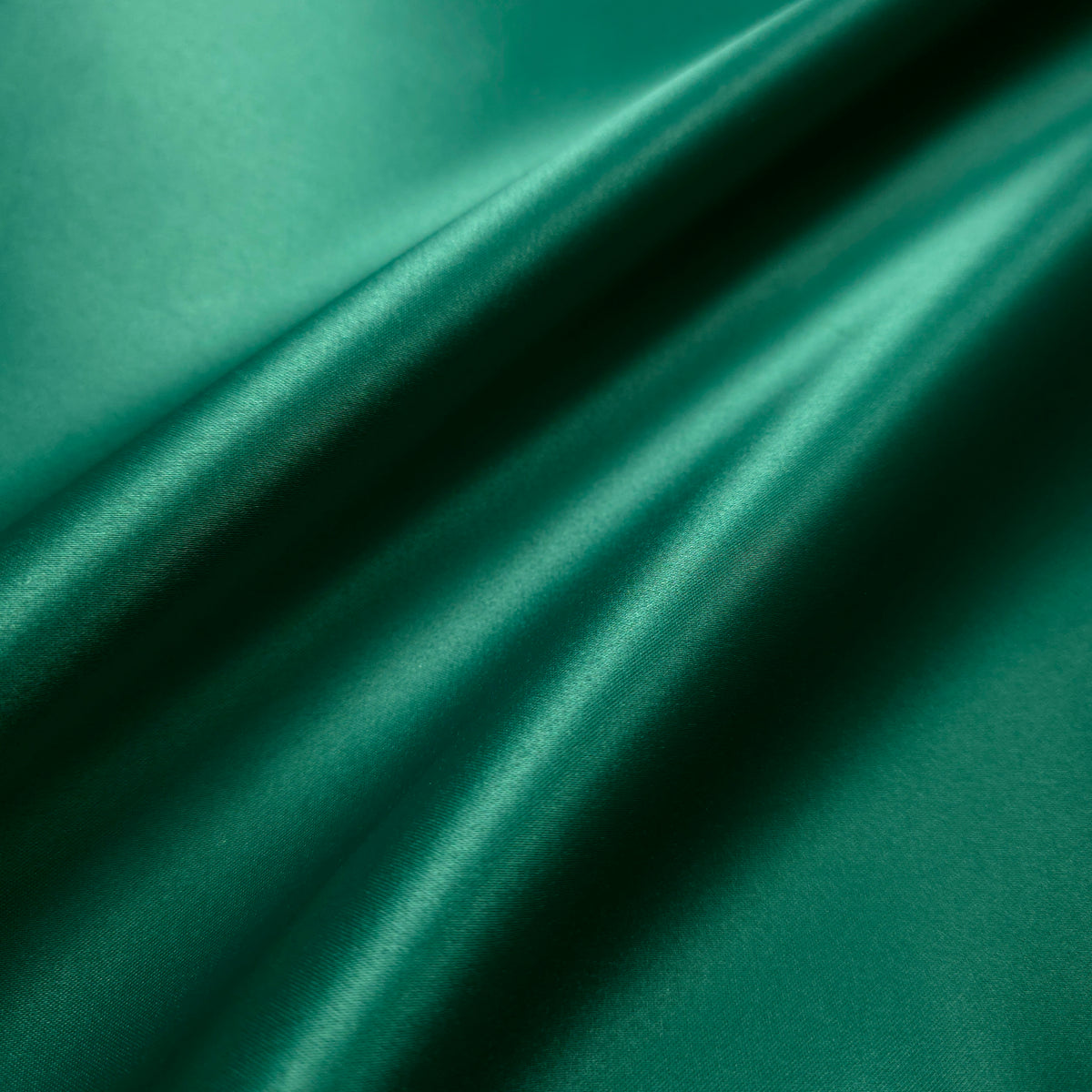 HUNTER GREEN PEAU DE SOIE PORCELAIN DULL SATIN FABRIC