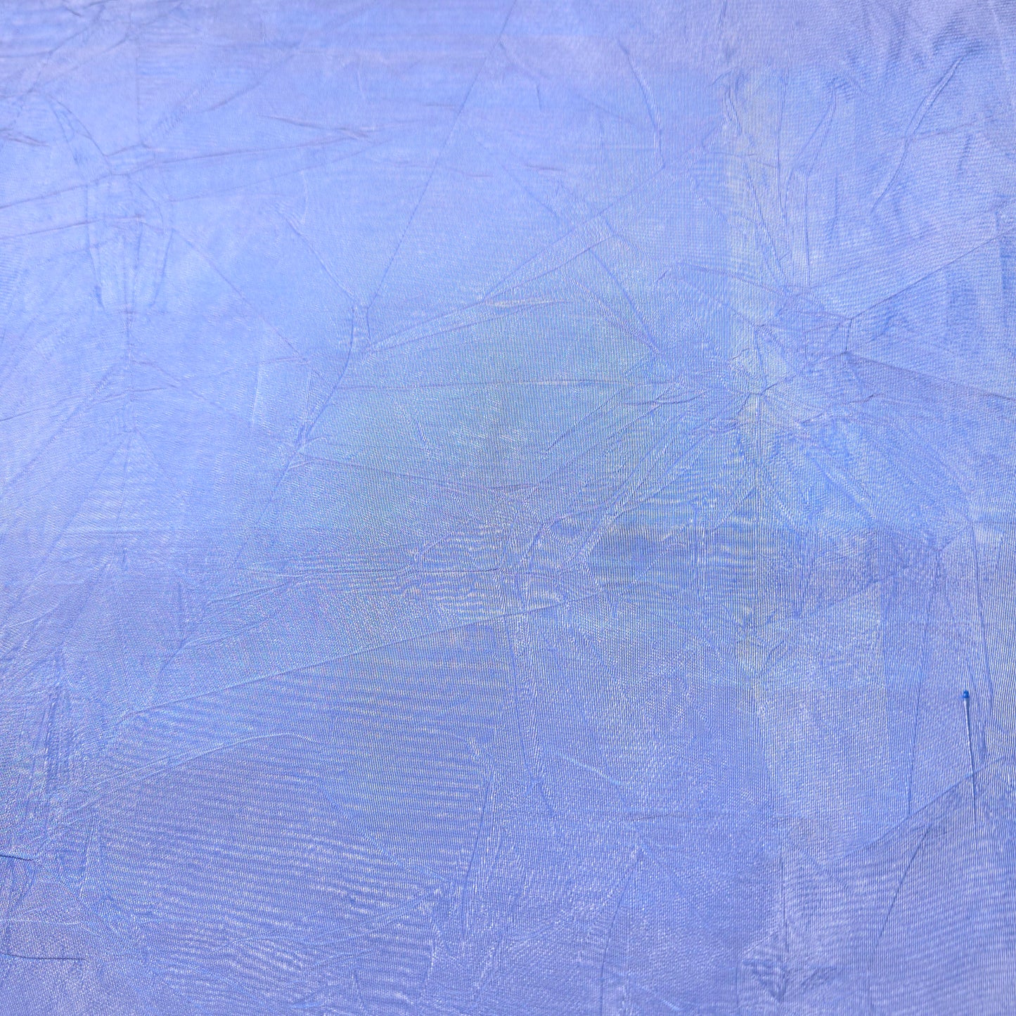 TWO TONE BLUE WHITE CRINKLE TAFFETA FABRIC