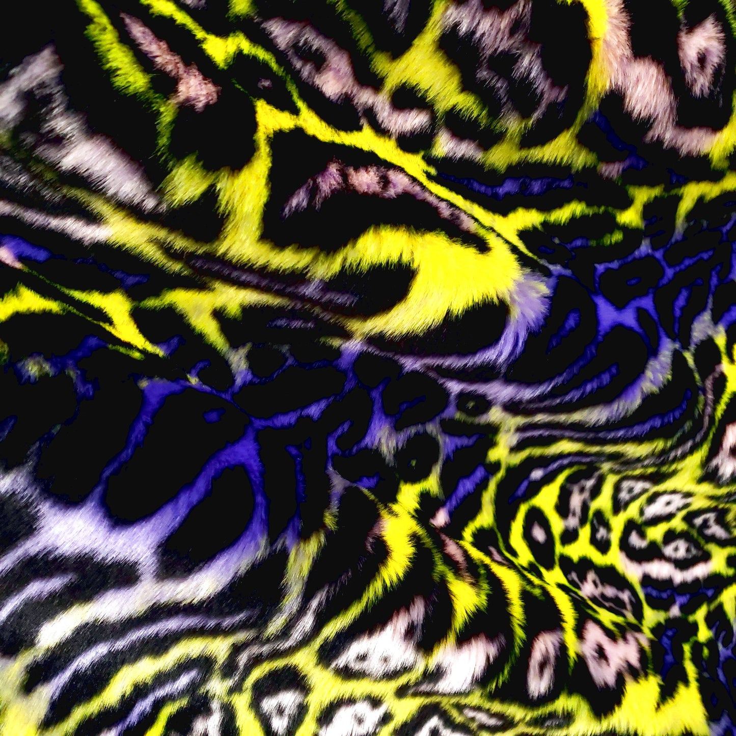 ACID LEOPARD FUN FUR PURPLE CHARTREUSE
