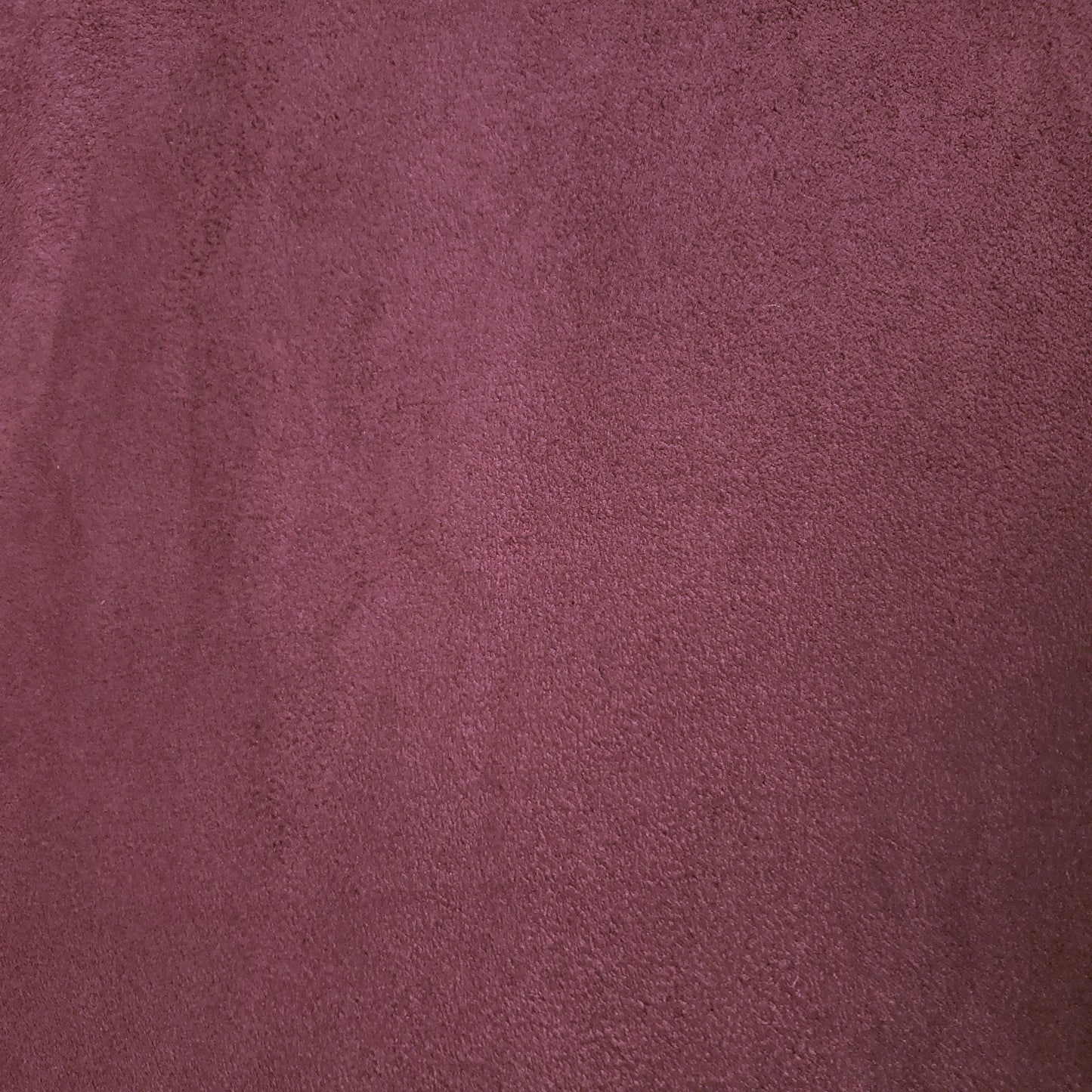 RED BURGUNDY WIDE FAUX SUEDE FABRIC