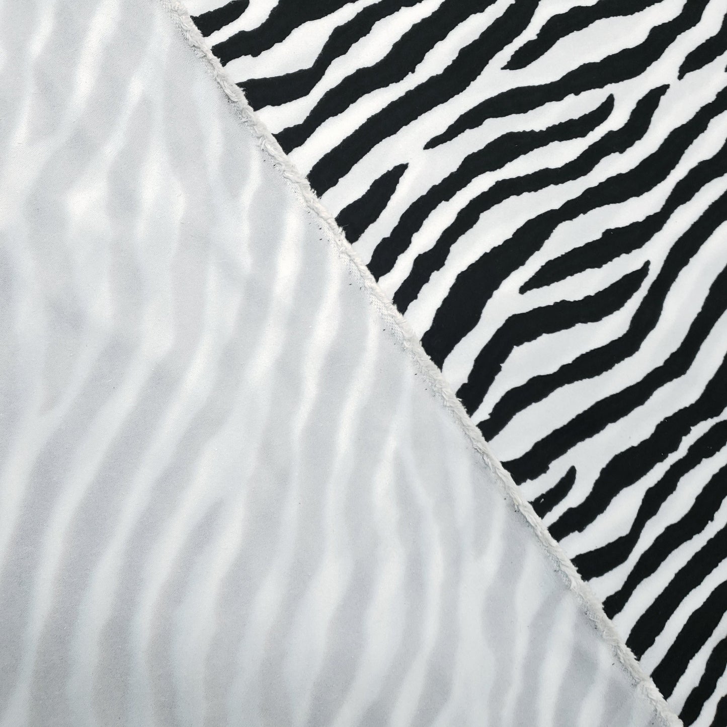 ZEBRA PRINT COTTON UPHOLSTERY VELVET