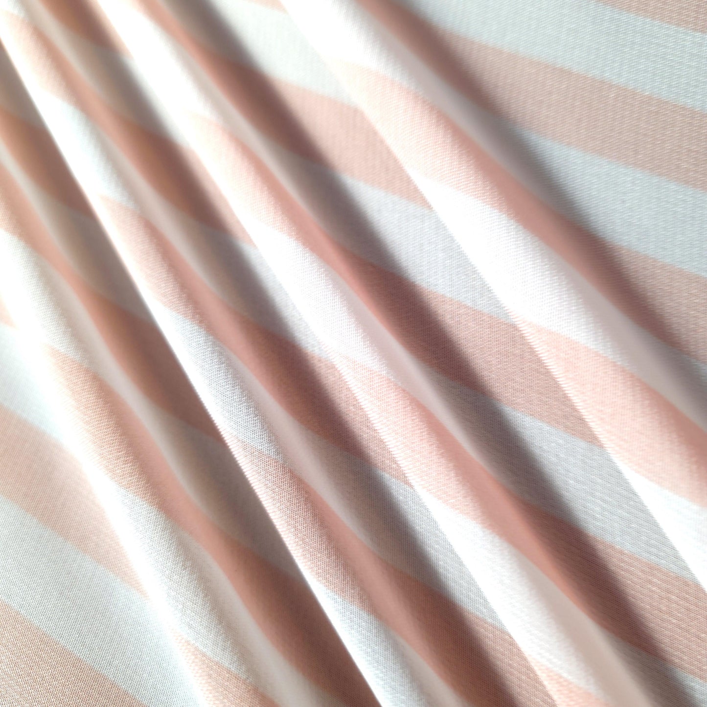 STRIPE CHIFFON PEACH MELON
