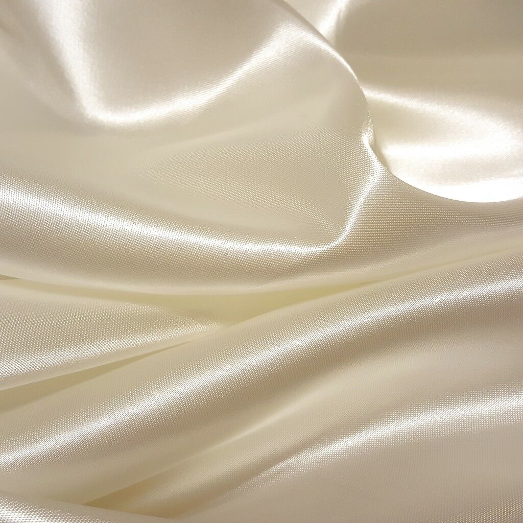 MEDIUM PLAIN SATIN GLOSSY NEUTRAL IVORY