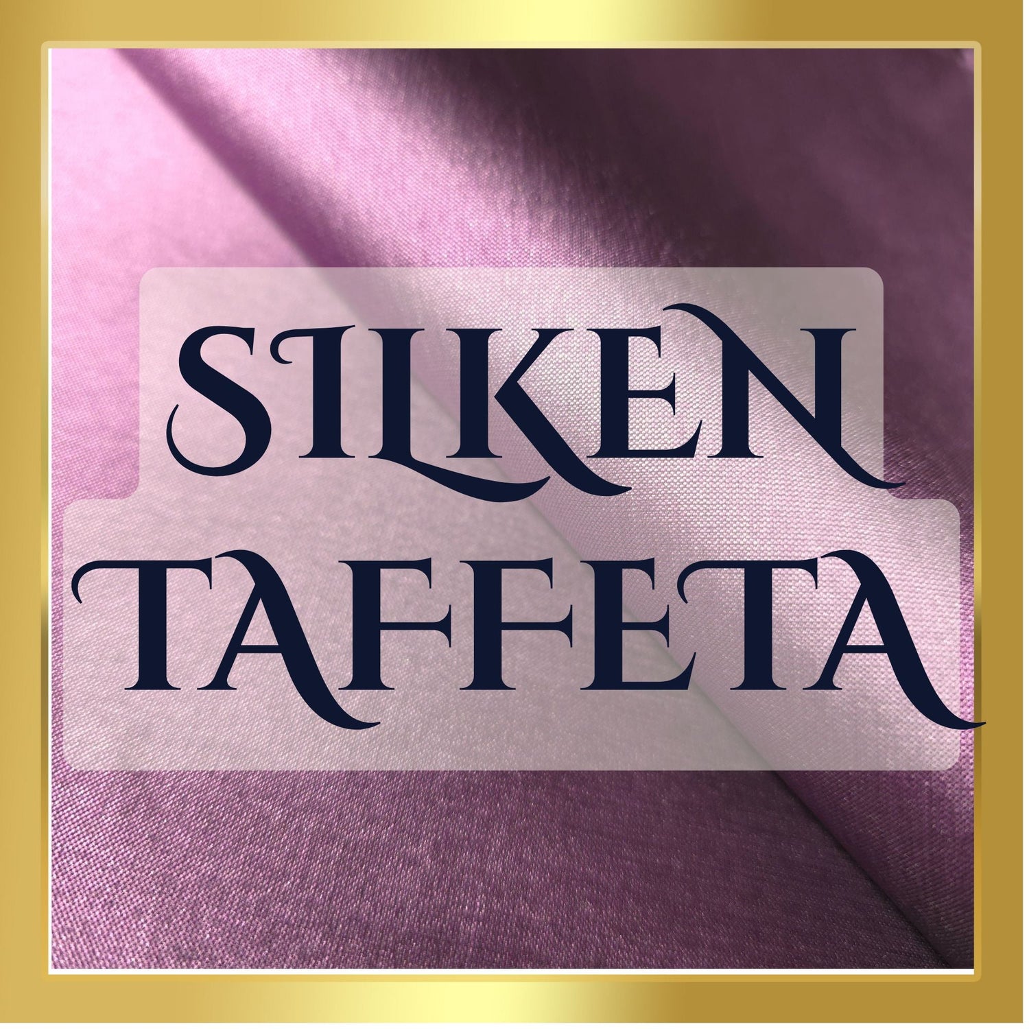 TAFFETA FAUX SILK