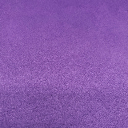 BRUSHED SUEDE UPHOLSTERY FABRIC PURPLE