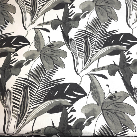 WATERCOLOR PALM PIQUE UPHOLSTERY