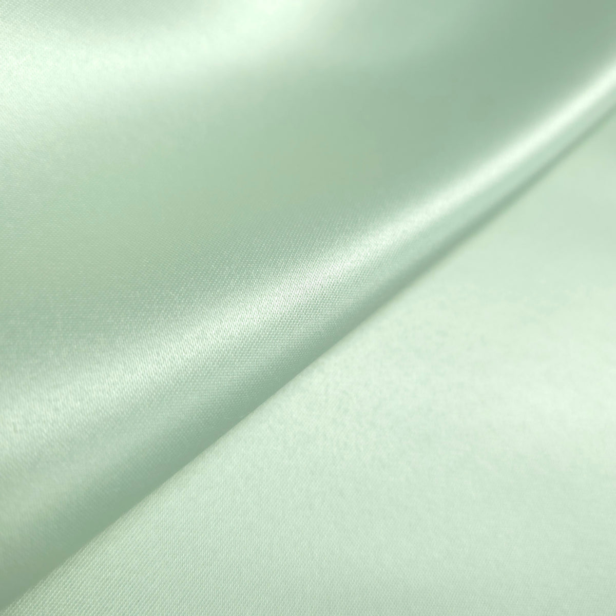 PISTACHIO MINT GREEN PEAU DE SOIE PORCELAIN DULL SATIN FABRIC