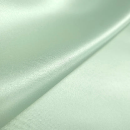 PISTACHIO MINT GREEN PEAU DE SOIE PORCELAIN DULL SATIN FABRIC