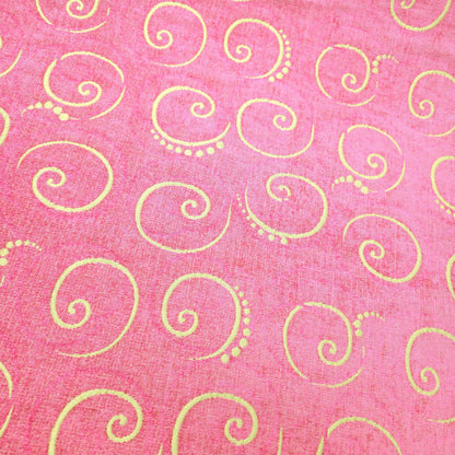 MEMPHIS JR SWIRL NEON PINK LIME CHENILLE