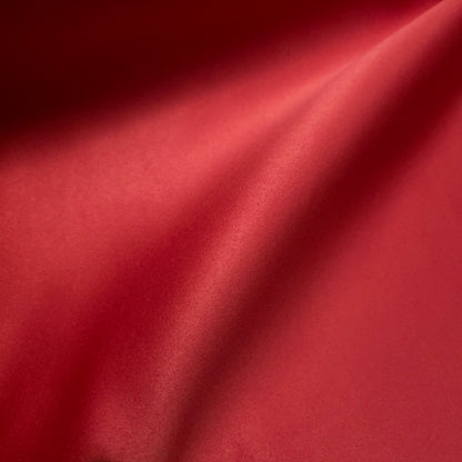 BRIGHT RED PEAU DE SOIE PORCELAIN DULL SATIN FABRIC