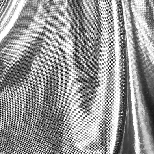 SILVER METALLIC TISSUE LAME
