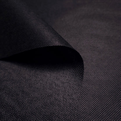Black Woven Fusible Interfacing Fabric 58" BY THE YARD Crisp Stiff Stabilizer