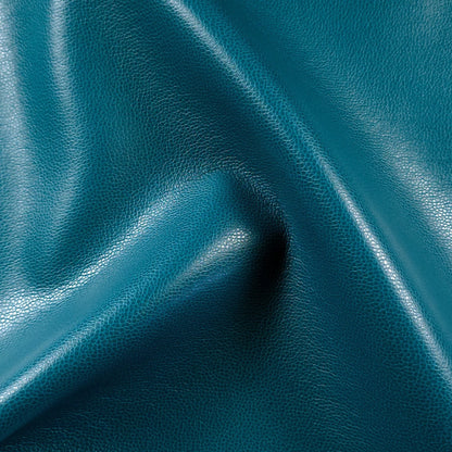 Teal Blue Pebble Faux Leather Vinyl Fabric 54" By The Yard Upholstery Crafts