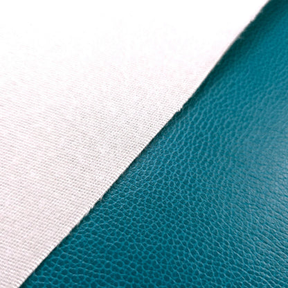 Teal Blue Pebble Faux Leather Vinyl Fabric 54" By The Yard Upholstery Crafts
