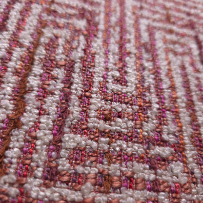 HEAVY MAZE BOUCLE EARTH TONE UPHOLSTERY FABRIC
