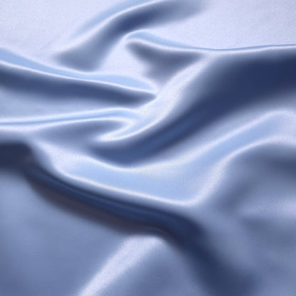 SKY BLUE DULL SATIN FABRIC