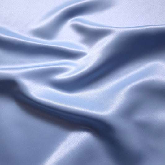 SKY BLUE DULL SATIN FABRIC