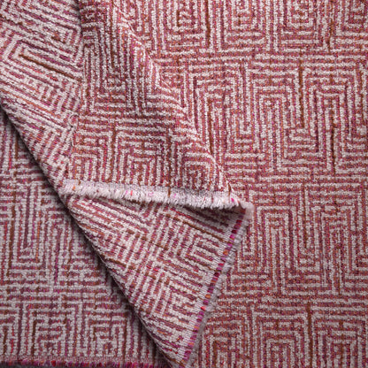 HEAVY MAZE BOUCLE EARTH TONE UPHOLSTERY FABRIC