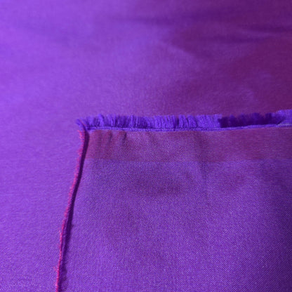 FAUX SILK LUXURY TAFFETA PURPLE RED