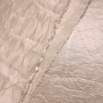 CRINKLE TAFFETA FABRIC IVORY