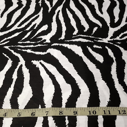 ANIMAL PRINT ZEBRA POLYCOTTON