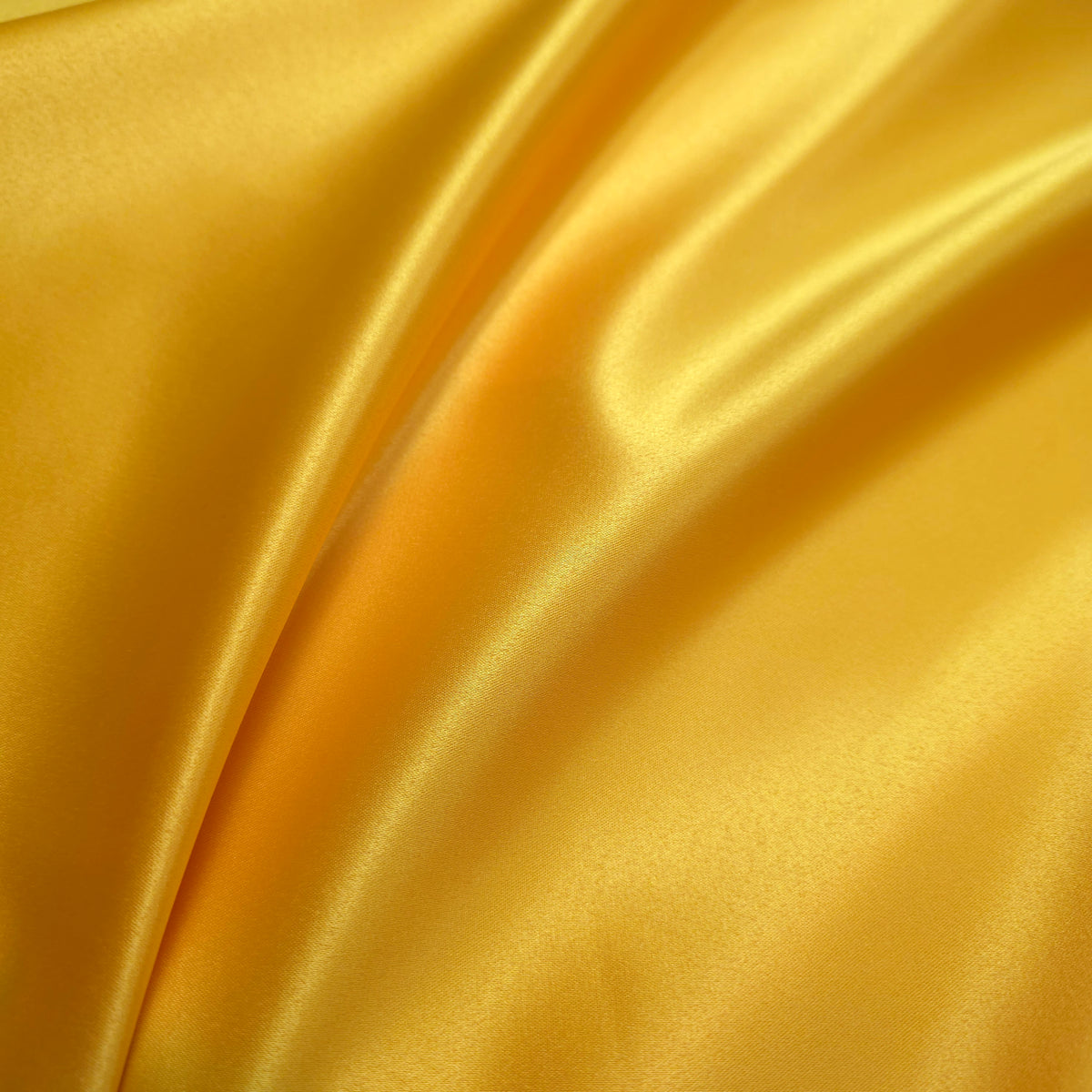 CANARY YELLOW PEAU DE SOIE PORCELAIN DULL SATIN FABRIC