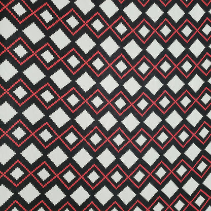 Retro Diamond Chiffon
