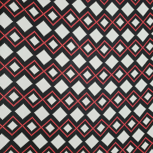 Retro Diamond Chiffon