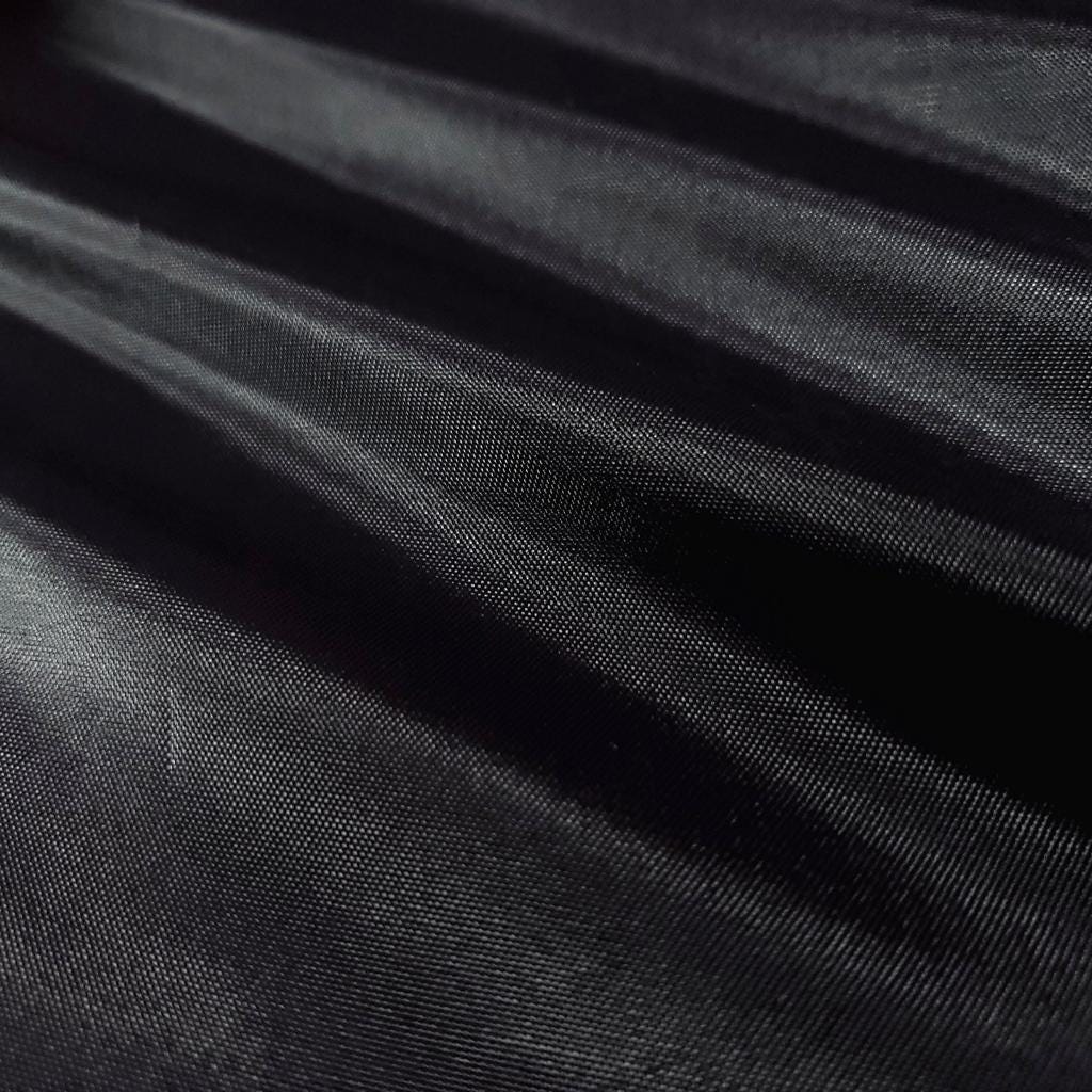 BLACK POLYESTER LINING LIGHT WEIGHT JACKET HAT LINING