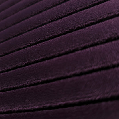 HEAVY STRIPE PURPLE PLUM EMBOSSED VELVET FABRIC