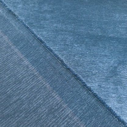 COPEN BLUE MARBLED UPHOLSTERY VELVET FABRIC