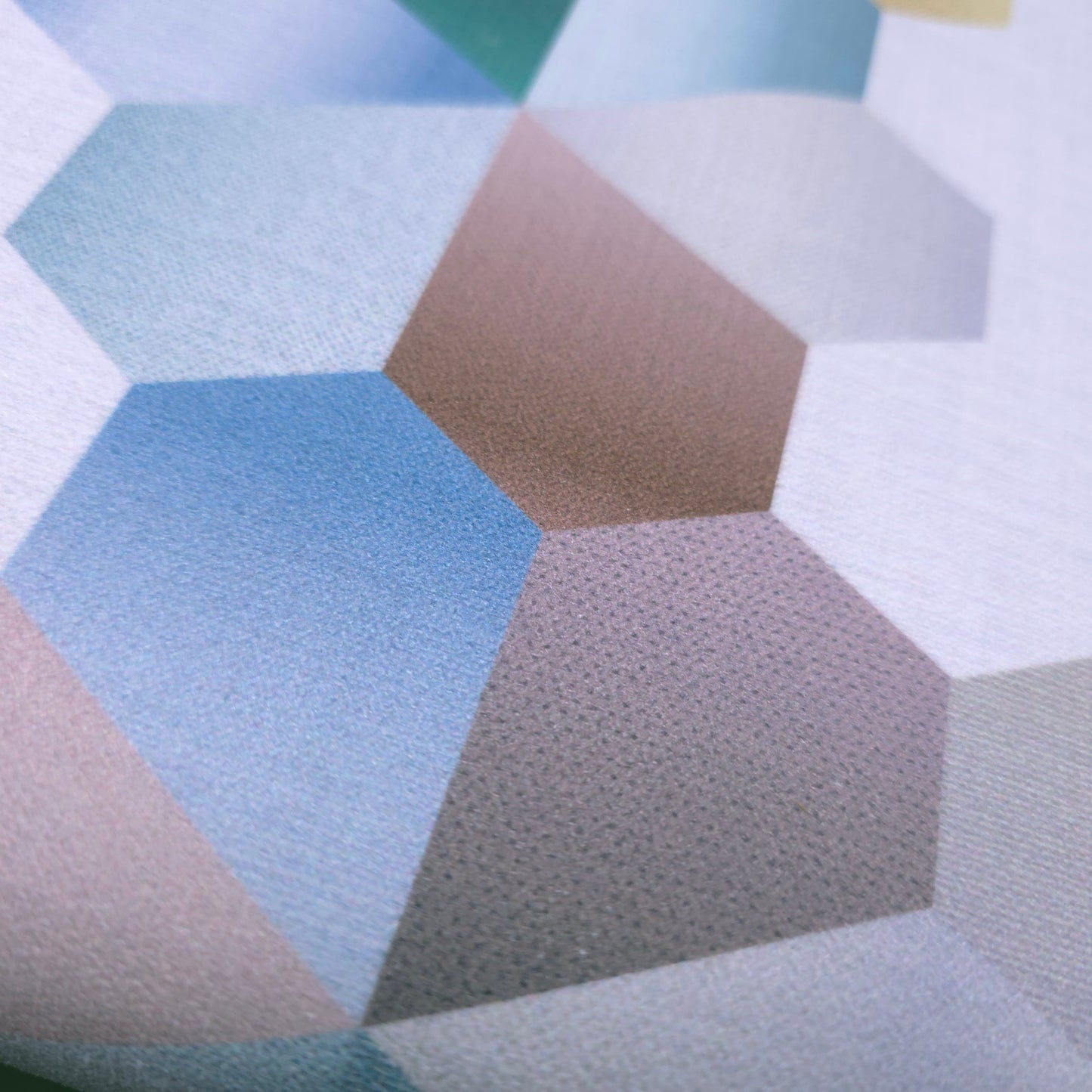 HEXAGON MULTICOLOR UPHOLSTERY PVC VINYL FABRIC