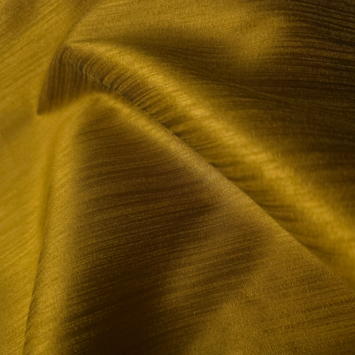 ELECTRUM BRASS GOLD TAJ DUPIONI FAUX SILK FABRIC