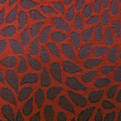 RAINDROP CONTEMPORARY CHENILLE RED GRAY