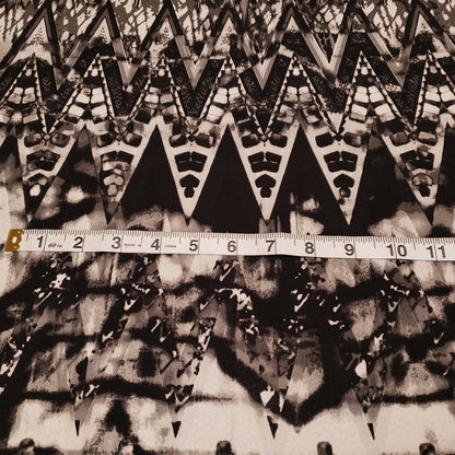 ABSTRACT BLACK COLLAGE STRETCH JERSEY