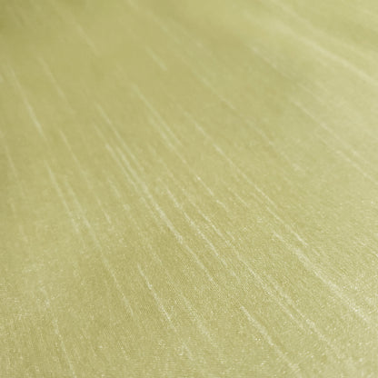 YELLOW FROSTED LEMON FAUX SILK DUPIONI 58"