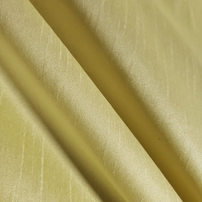 YELLOW FROSTED LEMON FAUX SILK DUPIONI 58"