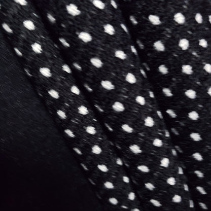 BLACK WHITE SWISS DOT TWEED FABRIC 58" BY THE SMAL POLKA DOT FASHION FABRIC