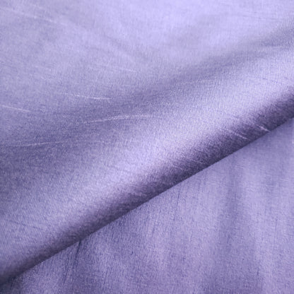 PURPLE LAVENDER SILVER FAUX SILK DUPIONI FABRIC TWO TONE 60" BY THE YARD