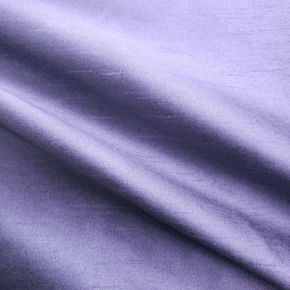 PURPLE LAVENDER SILVER FAUX SILK DUPIONI FABRIC TWO TONE 60" BY THE YARD