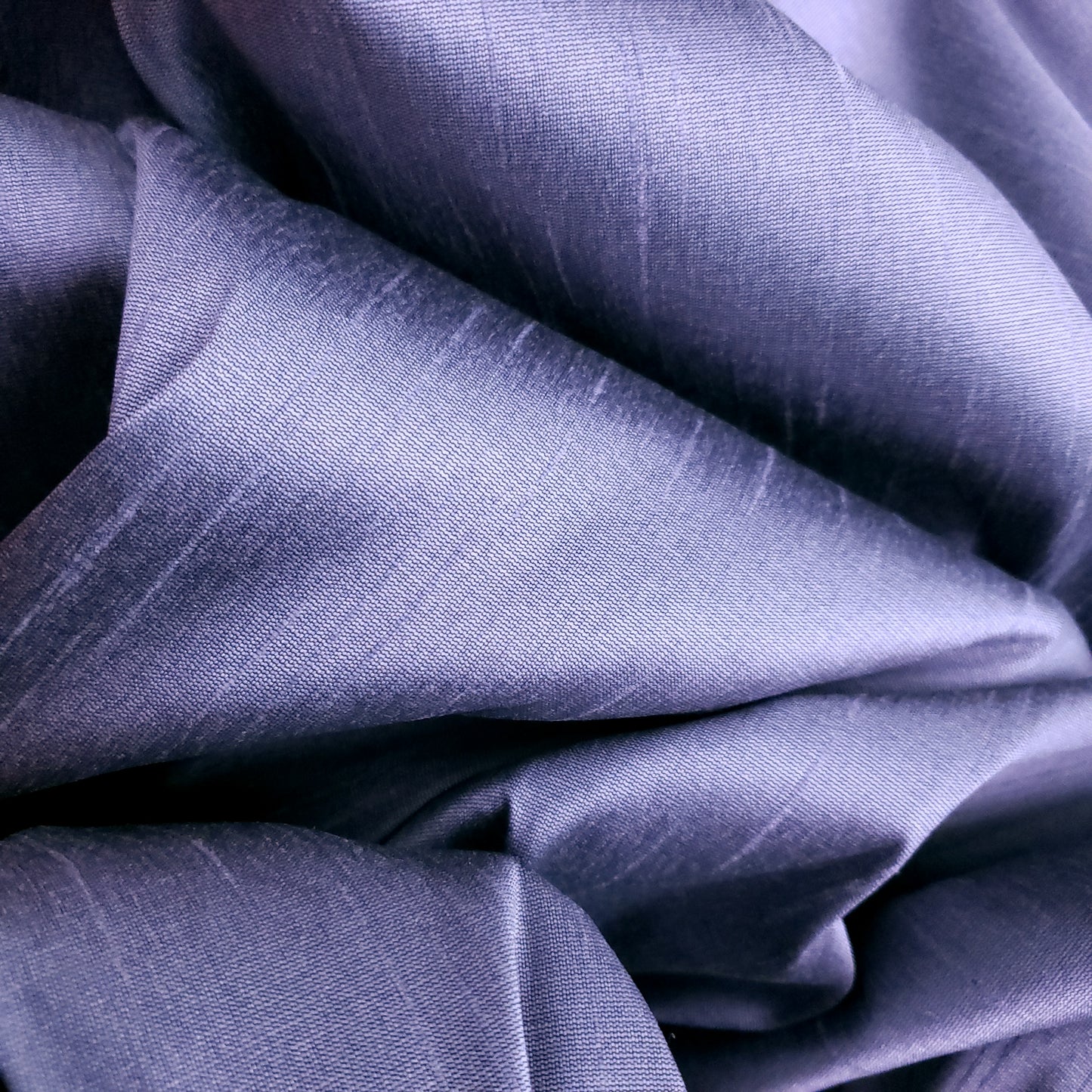 PURPLE LAVENDER SILVER FAUX SILK DUPIONI FABRIC TWO TONE 60" BY THE YARD