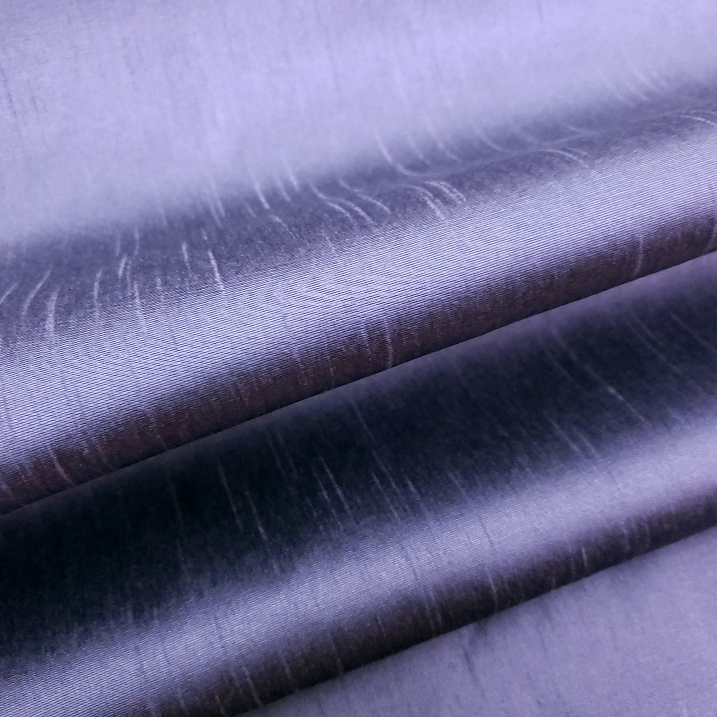 PURPLE LAVENDER SILVER FAUX SILK DUPIONI FABRIC TWO TONE 60" BY THE YARD