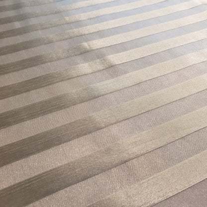 IVORY STRIPE ORGANZA FABRIC