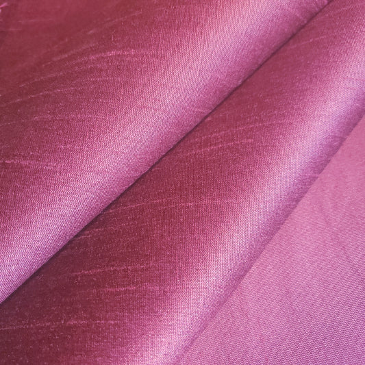 PINK RASPBERRY SORBET FAUX SILK DUPIONI
