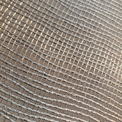 CROSSHATCH TAUPE SHEEN DRAPERY