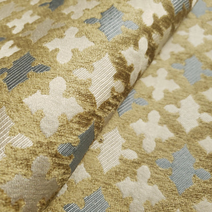 MEDIEVAL FLEUR LATTICE REVERSIBLE UPHOLSTERY