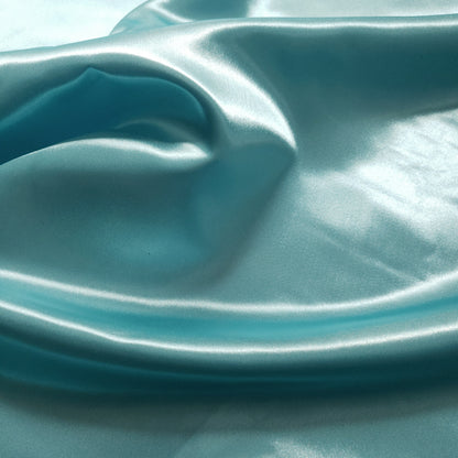 HEAVY 8oz GLOSSY SATIN BLUE LIGHT TURQUOISE