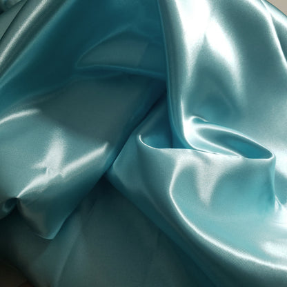 HEAVY 8oz GLOSSY SATIN BLUE LIGHT TURQUOISE